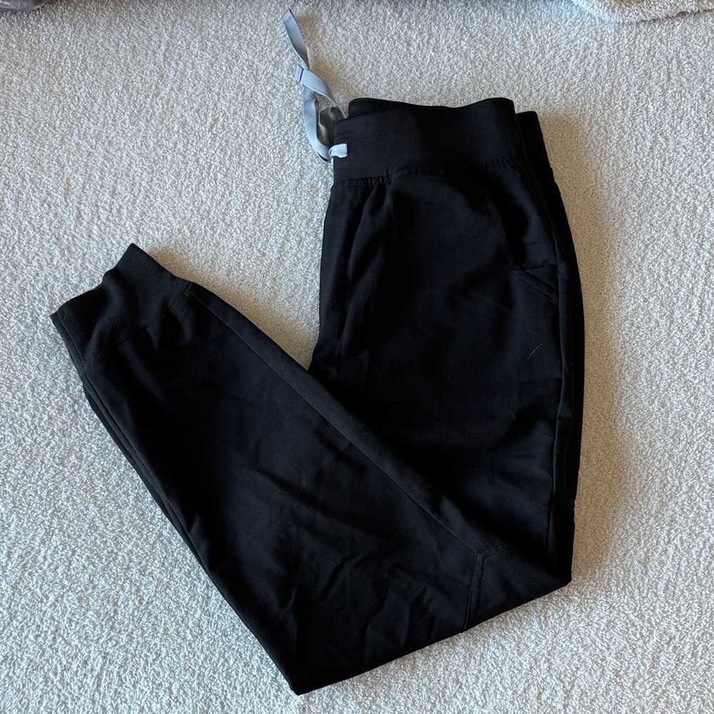 Figs Black Jogger Scrubs